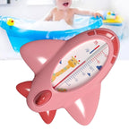 Termometru pentru Baie, Plutitor, Rezistent la apa, Multifunctional, Model Avion, 11x10x4 cm, Roz