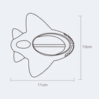 Termometru pentru Baie, Plutitor, Rezistent la apa, Multifunctional, Model Avion, 11x10x4 cm, Roz