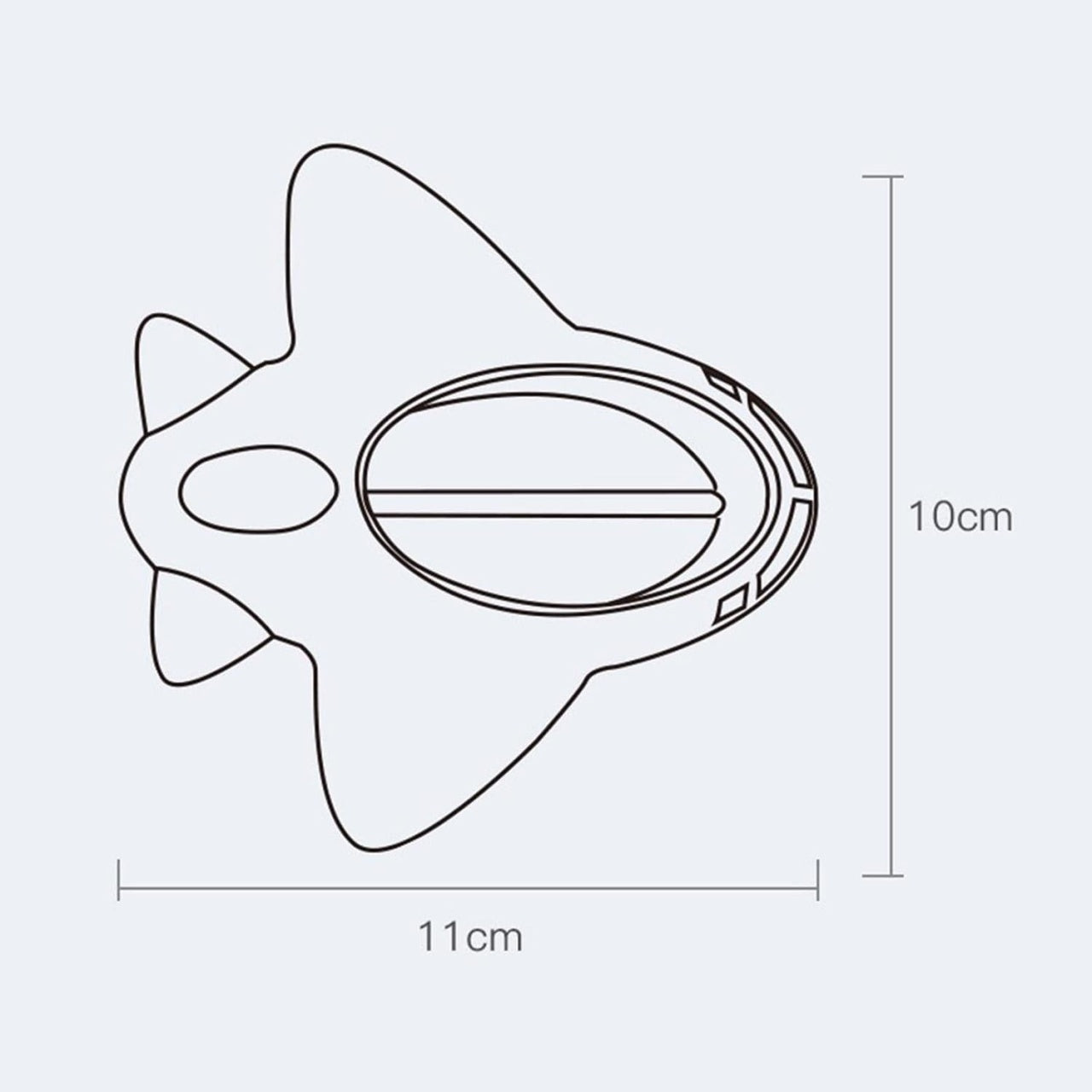 Termometru pentru Baie, Plutitor, Rezistent la apa, Multifunctional, Model Avion, 11x10x4 cm, Roz