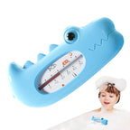 Termometru pentru Baie, Plutitor, Rezistent la apa, Multifunctional, Model Crocodil, 2.7x6.5x3.7 cm, Albastru