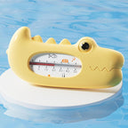 Termometru pentru Baie, Plutitor, Rezistent la apa, Multifunctional, Model Crocodil, 2.7x6.5x3.7 cm, Galben