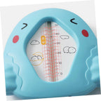 Termometru pentru Baie, Plutitor, Rezistent la apa, Multifunctional, Model Gaina, 10.5x10.5x2.5 cm, Albastru