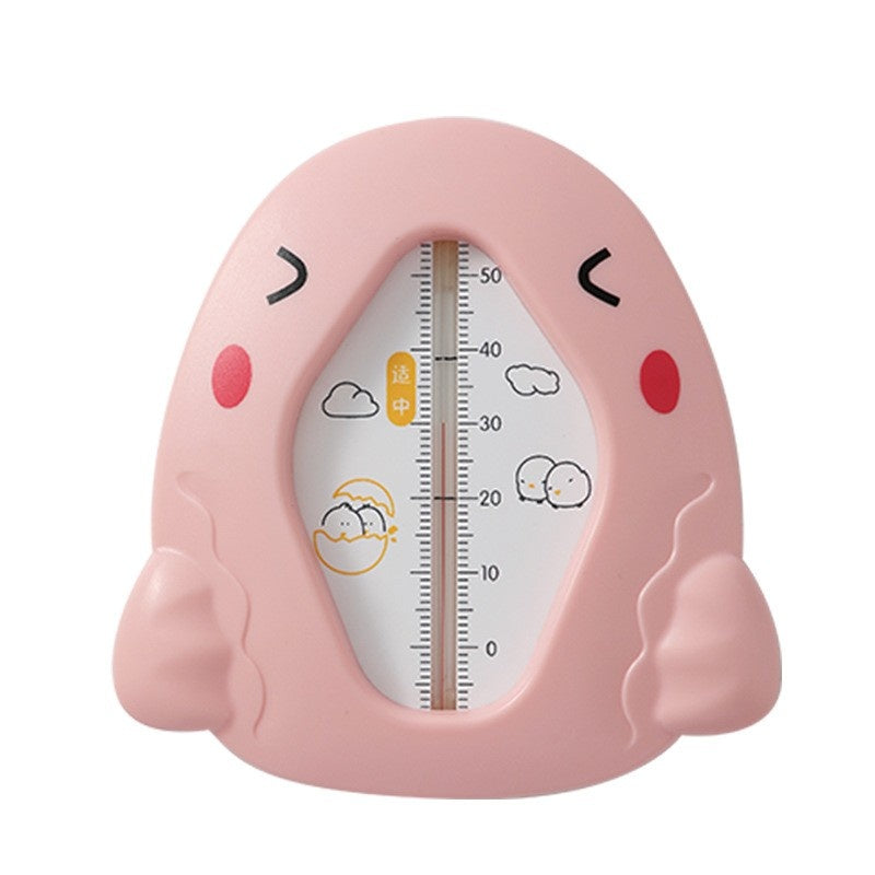 Termometru pentru Baie, Plutitor, Rezistent la apa, Multifunctional, Model Gaina, 10.5x10.5x2.5 cm, Roz