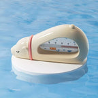 Termometru pentru Baie, Plutitor, Rezistent la apa, Multifunctional, Model Urs Polar, 15x7.5x4 cm, Roz