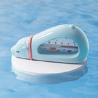 Termometru pentru Baie, Plutitor, Rezistent la apa, Multifunctional, Model Urs Polar, 15x7.5x4 cm, Albastru