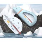 Termometru pentru Baie, Plutitor, Rezistent la apa, Multifunctional, Model Urs Polar, 15x7.5x4 cm, Albastru