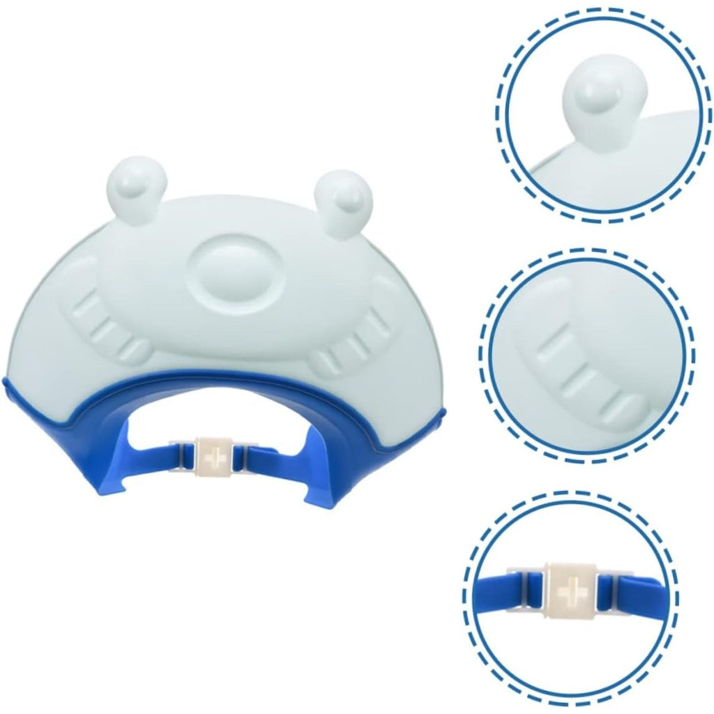 Viziera de Protectie Baie Pentru Copii, Model Broasca, Albastru