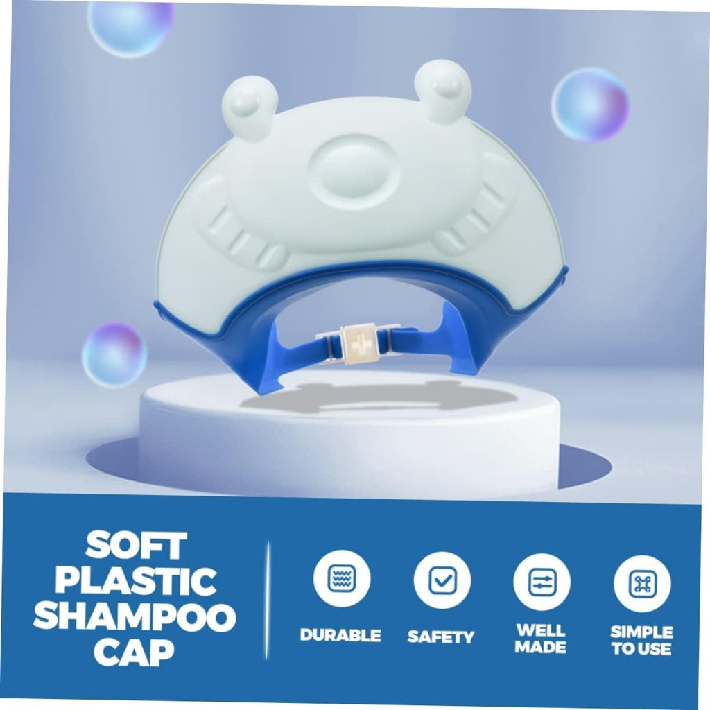 Viziera de Protectie Baie Pentru Copii, Model Broasca, Albastru