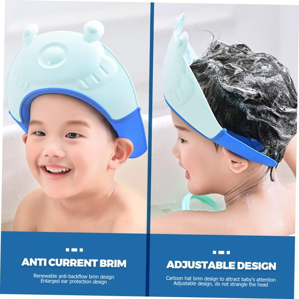 Viziera de Protectie Baie Pentru Copii, Model Broasca, Albastru