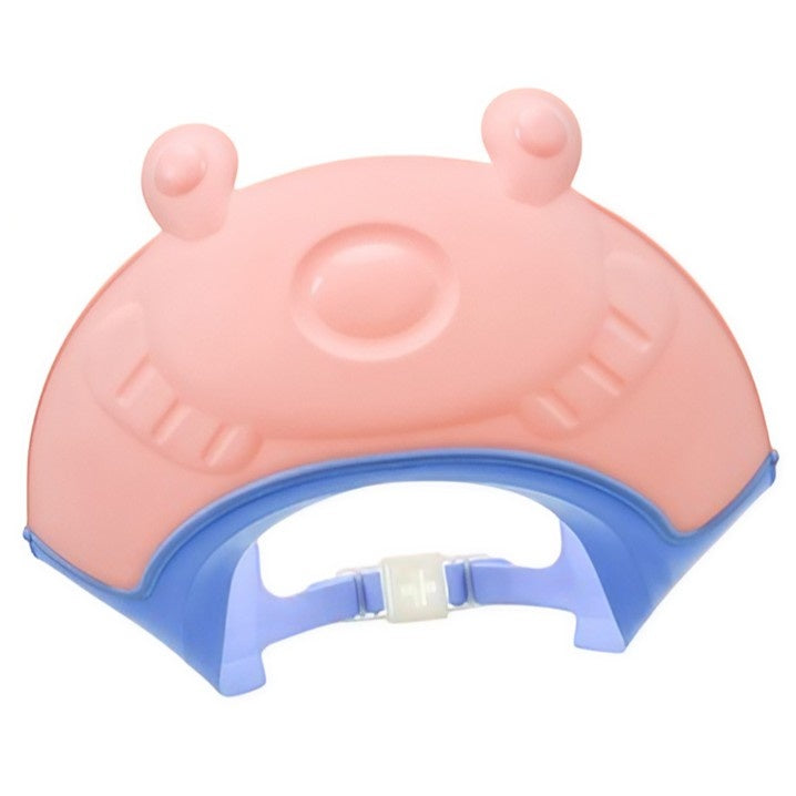 Viziera de Protectie Baie Pentru Copii, Model Broasca, Roz