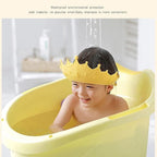 Viziera de Protectie Baie Pentru Copii, Model Coroana, Galbena