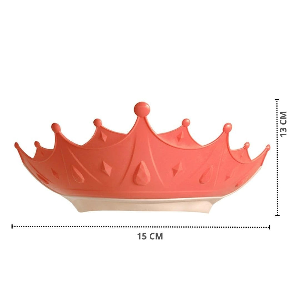 Viziera de Protectie Baie Pentru Copii, Model Coroana, Rosu