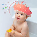 Viziera de Protectie Baie Pentru Copii, Model Coroana, Rosu