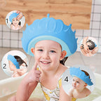 Viziera de Protectie Baie Pentru Copii, Model Coronita, Albastru