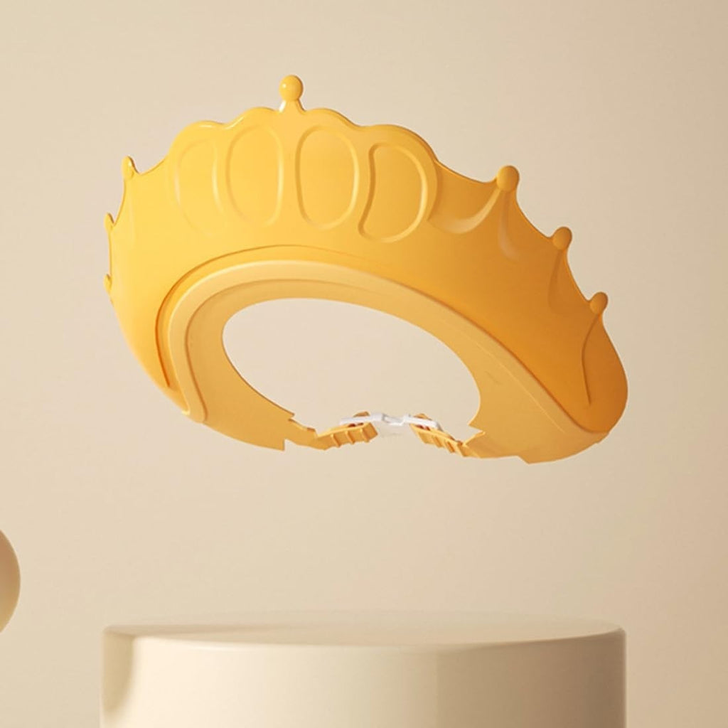 Viziera de Protectie Baie Pentru Copii, Model Coronita, Galben