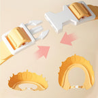 Viziera de Protectie Baie Pentru Copii, Model Coronita, Galben