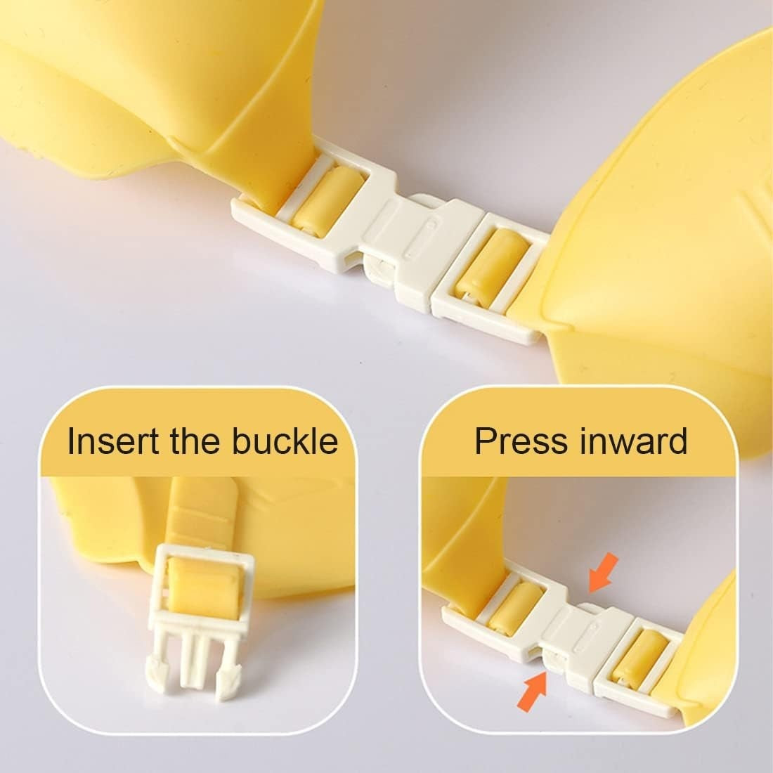 Viziera de Protectie Baie Pentru Copii, Model Coronita, Galben