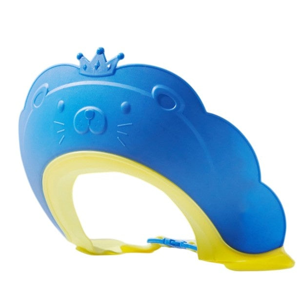 Viziera de Protectie Baie Pentru Copii, Model Coronita Leu, Albastru
