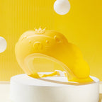 Viziera de Protectie Baie Pentru Copii, Model Coronita Leu, Galben