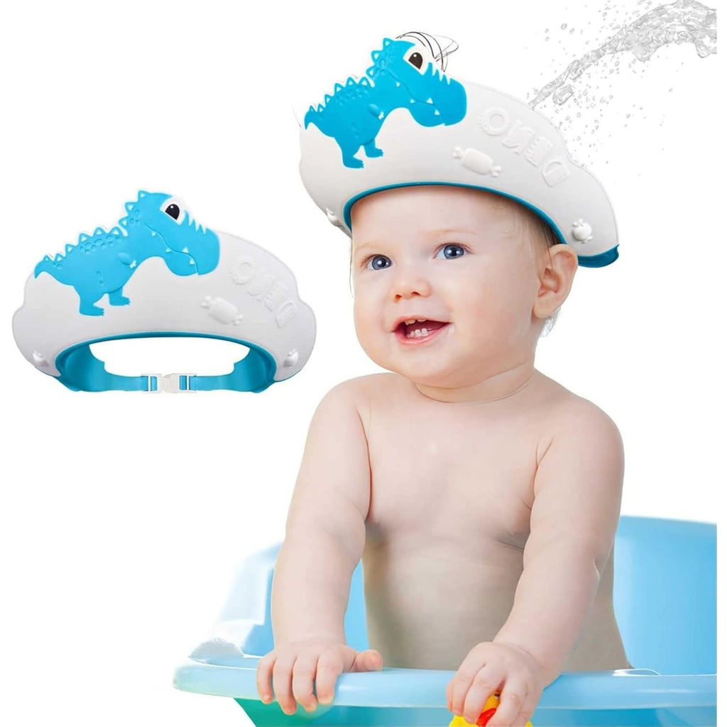 Viziera de Protectie Baie Pentru Copii, Model Dinozaur, Albastru