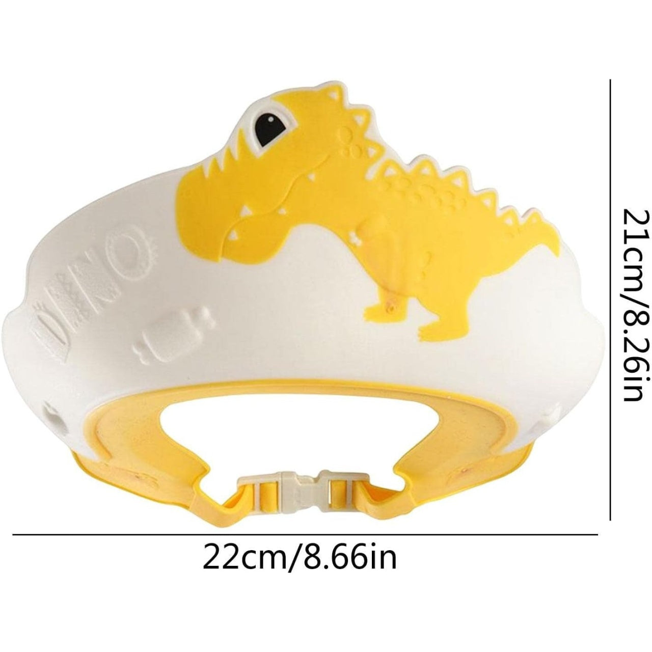 Viziera de Protectie Baie Pentru Copii, Model Dinozaur, Galben