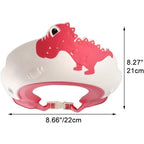 Viziera de Protectie Baie Pentru Copii, Model Dinozaur, Rosu