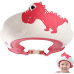 Viziera de Protectie Baie Pentru Copii, Model Dinozaur, Rosu