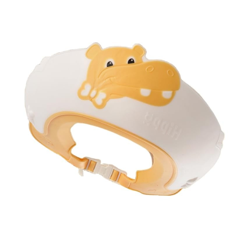Viziera de Protectie Baie Pentru Copii, Model Hipopotam, Galben