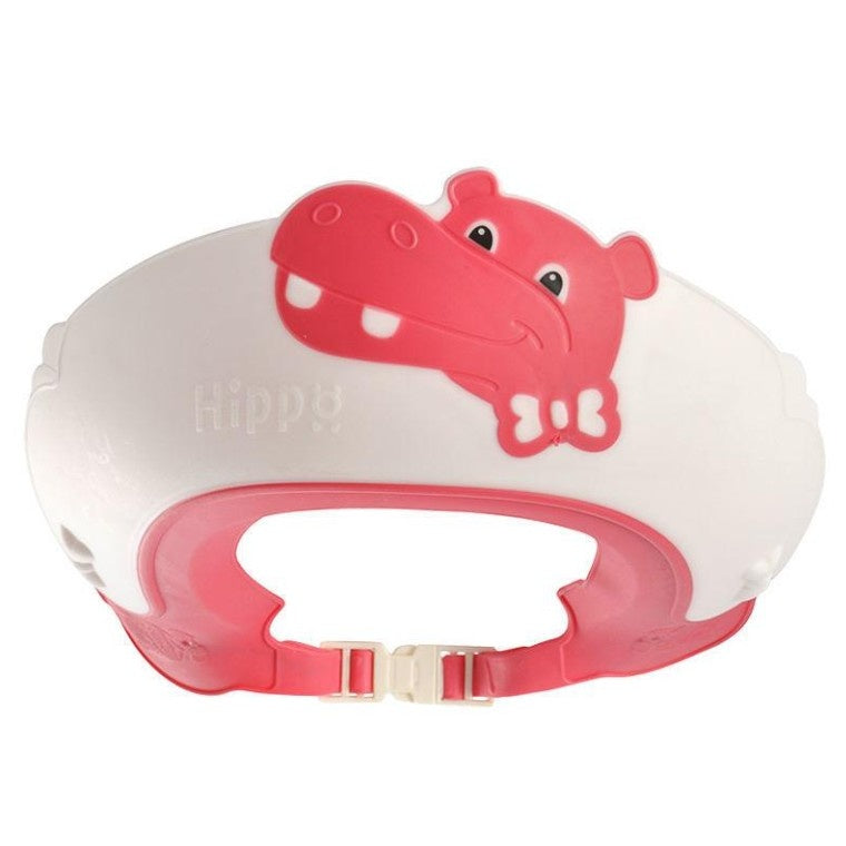Viziera de Protectie Baie Pentru Copii, Model Hipopotam, Rosu