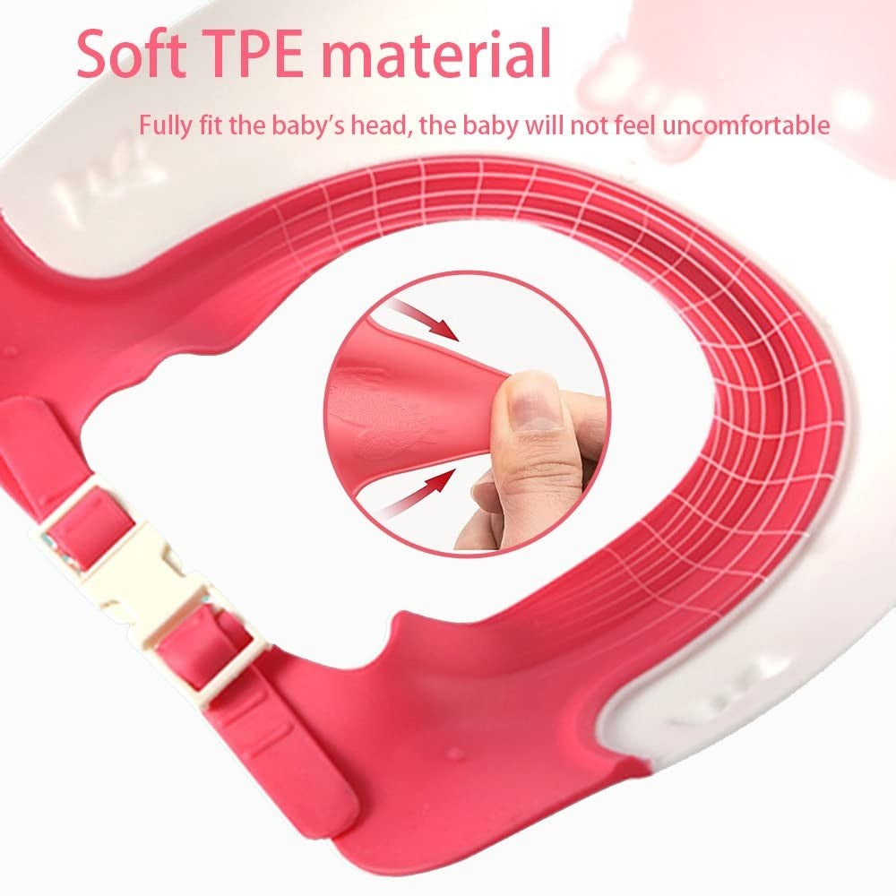 Viziera de Protectie Baie Pentru Copii, Model Hipopotam, Rosu
