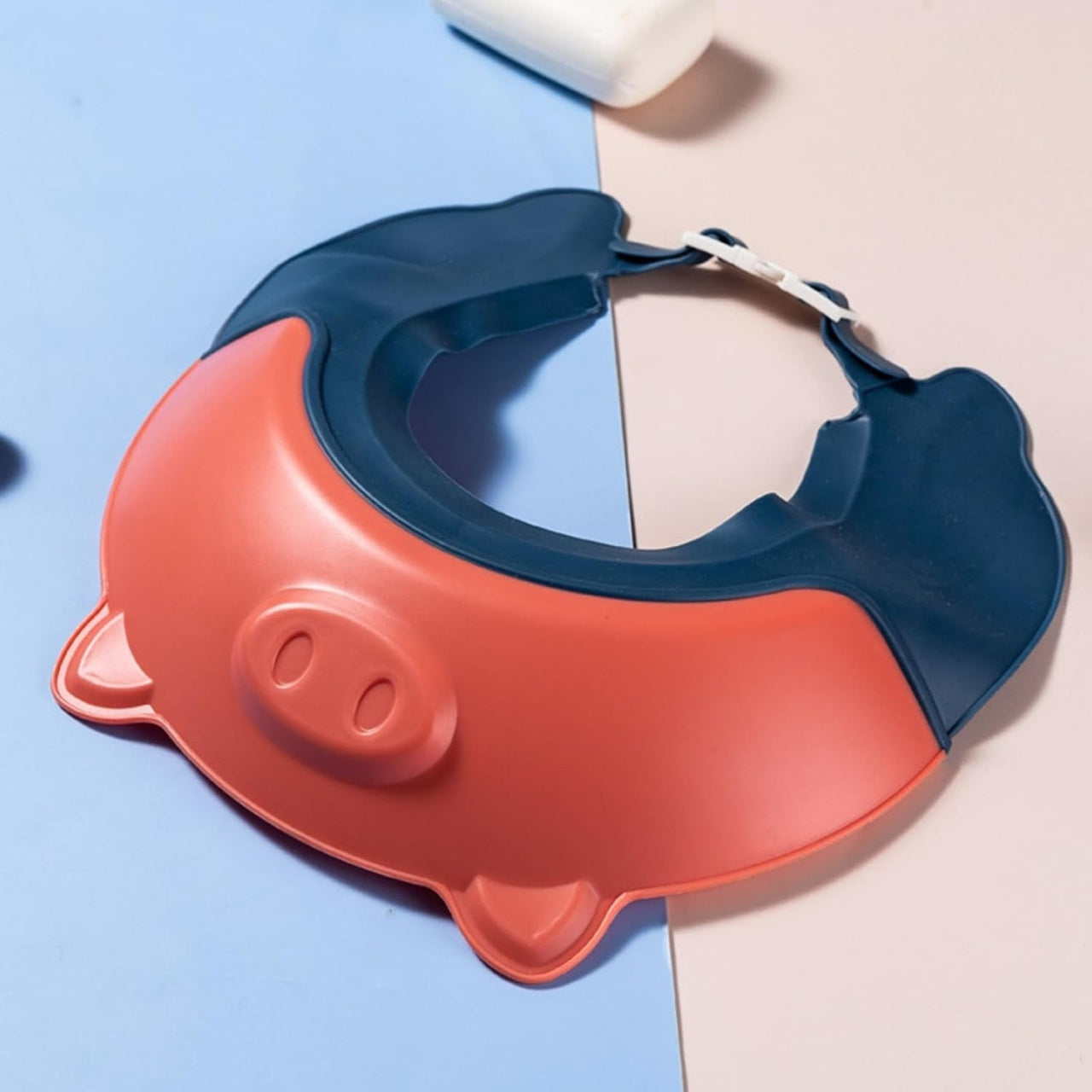 Viziera de Protectie Baie Pentru Copii, Model Purcelus, Rosu