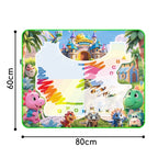 WOOPIE Covoras De Pictat Cu Apa Pentru Copii Cu Dinozauri + Accesorii